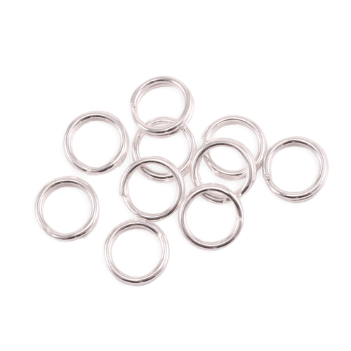 Jump Rings Sterling Silver 3.5mm I.D. 18 Gauge Jump Rings, pack of 10